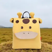 Ghiozdan pentru copii Qplay Kindy Giraffe / Brown Yellow / photo 5
