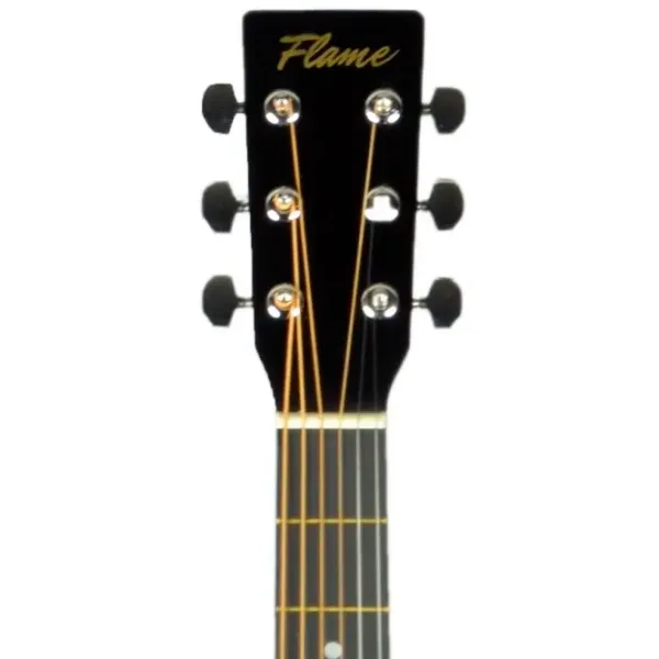 Chitară acustică Flame FG029-41 BK Set 4/4, Dreadnought, Black photo 4
