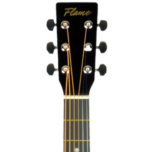 Chitară acustică Flame FG029-41 BK Set 4/4, Dreadnought, Black photo 4