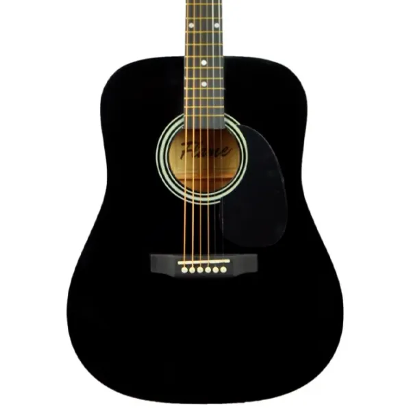 Chitară acustică Flame FG029-41 BK Set 4/4, Dreadnought, Black photo 5