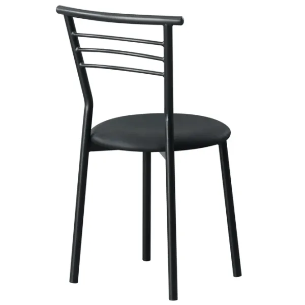 Scaun de bucătărie Xenos Mia Piele artificială/ Black Black photo 3 Scaun de bucătărie Xenos Mia Piele artificială/ Black Black photo 3