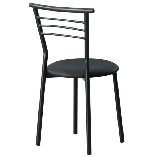 Scaun de bucătărie Xenos Mia Piele artificială/ Black Black photo 3 Scaun de bucătărie Xenos Mia Piele artificială/ Black Black photo 3