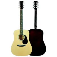 Chitară acustică Flame FG029-41 NT Set 4/4, Dreadnought, Natural photo 8