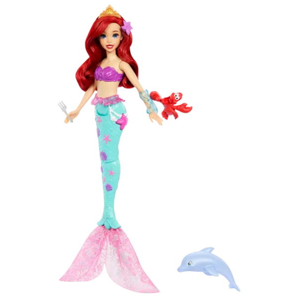 Păpușă Mattel Ariel JFC39 sirenă / 3+ photo 1