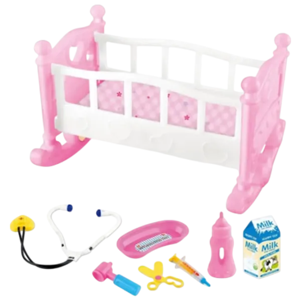 Мебель для кукол Optmarket DE03.61  кроватка / 3+ photo 1