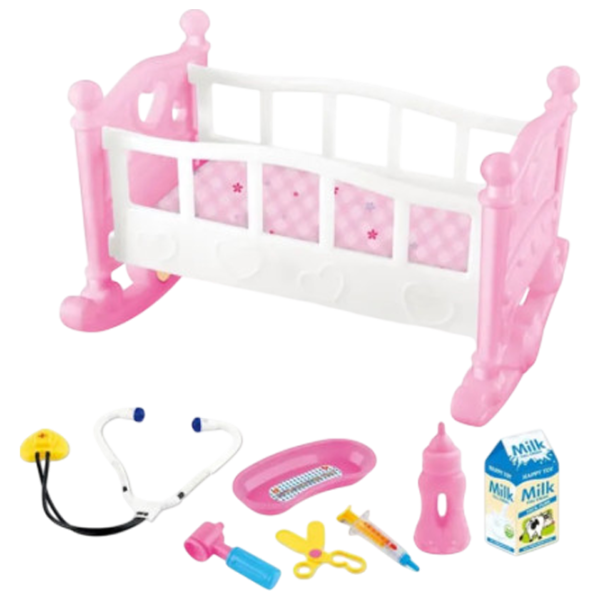 Мебель для кукол Optmarket DE03.61  кроватка / 3+ photo 1