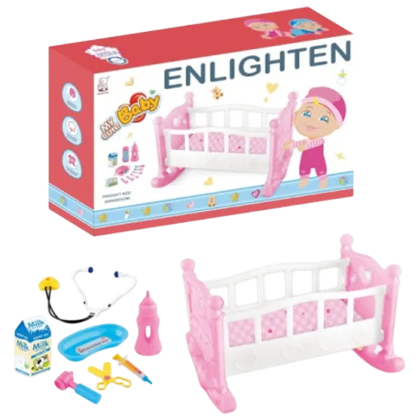 Мебель для кукол Optmarket DE03.61  кроватка / 3+ photo 2