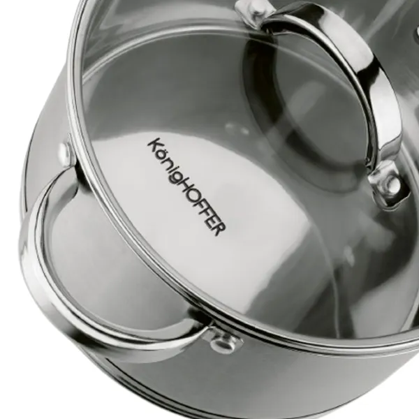 Кастрюля Konighoffer PETRA 2.7л Нержавеющая сталь / Нержавеющая сталь photo 3 Кастрюля Konighoffer PETRA 2.7л Нержавеющая сталь / Нержавеющая сталь photo 3