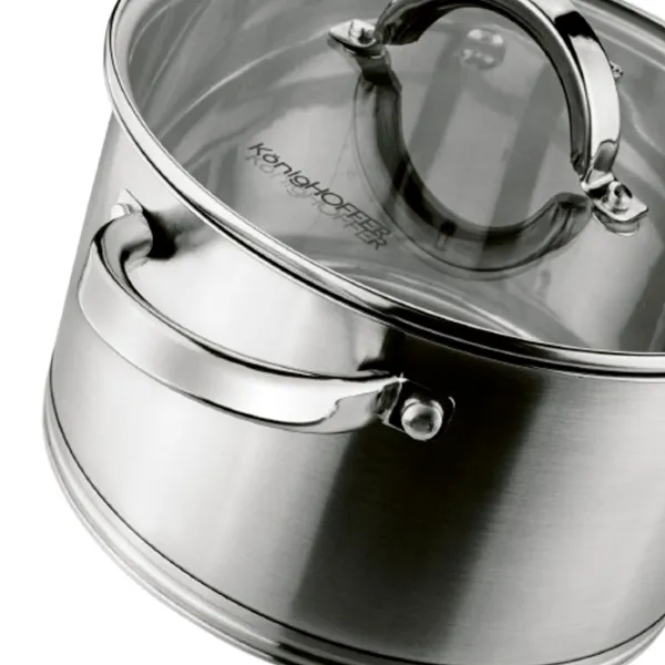 Кастрюля Konighoffer PETRA 2.7л Нержавеющая сталь / Нержавеющая сталь photo 5 Кастрюля Konighoffer PETRA 2.7л Нержавеющая сталь / Нержавеющая сталь photo 5