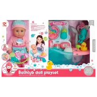 Păpușă ChiToys Bathtub doll playset 8611 bebeluș / 3+