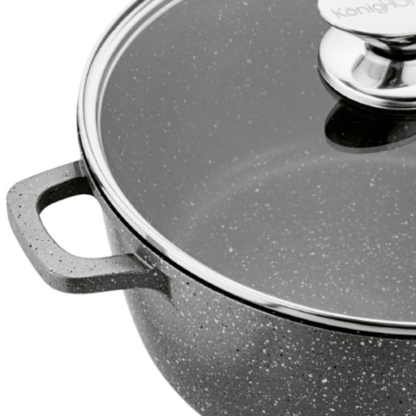 Набор кастрюль Konighoffer Pollo 4.5л Нержавеющая сталь / Черный photo 7 Набор кастрюль Konighoffer Pollo 4.5л Нержавеющая сталь / Черный photo 7