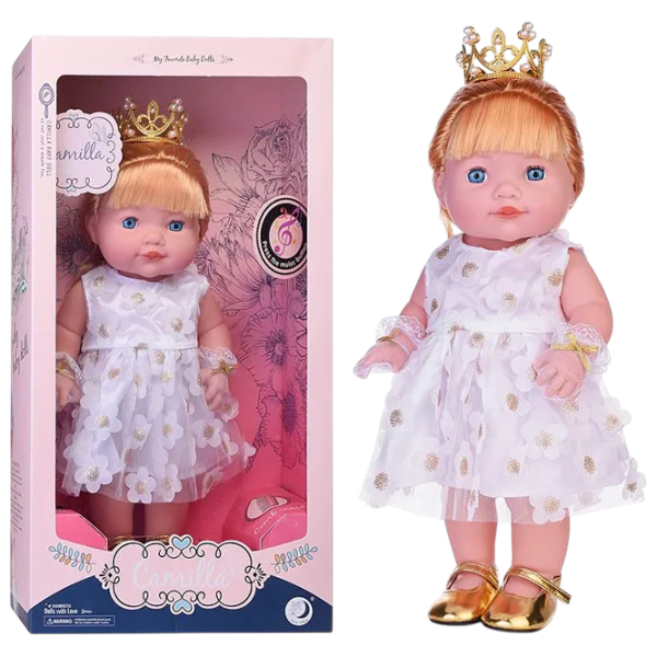 Păpușă ChiToys Camilla A679B bebeluș / 3+ photo 1