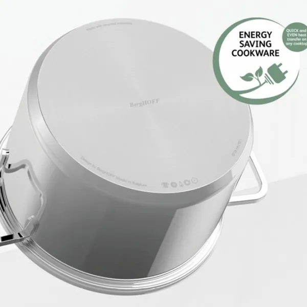 Cratiță BergHOFF Helix 15l Oțel inoxidabil / Steel photo 3 Cratiță BergHOFF Helix 15l Oțel inoxidabil / Steel photo 3