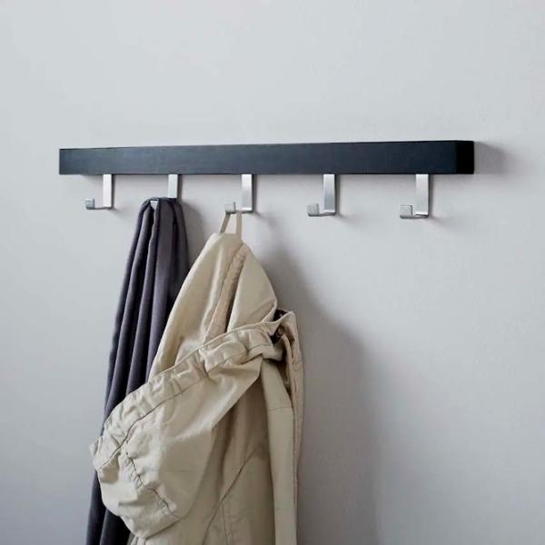 Вешалка Ikea Tjusig Массив / Черный photo 4