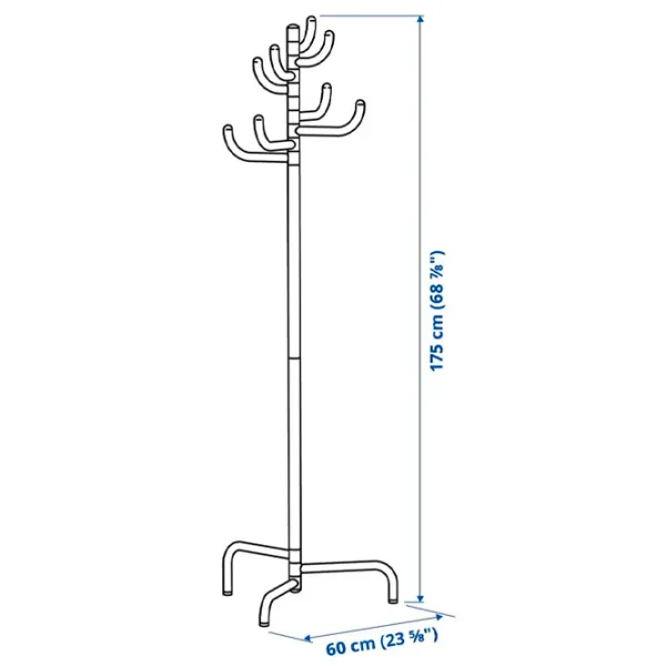 Вешалка Ikea Bondskaret Сталь / Сиреневый photo 5