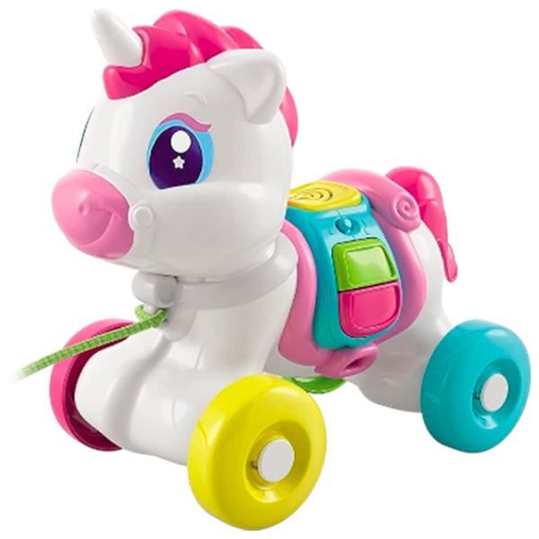 Игрушка каталка Clementoni Unicorn 17813 0.6+ / Белый photo 1