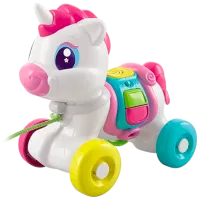 Игрушка каталка Clementoni Unicorn 17813 0.6+ / Белый