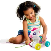 Jucărie de împins și tras Clementoni Unicorn 17813 0.6+ / White photo 2
