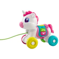 Jucărie de împins și tras Clementoni Unicorn 17813 0.6+ / White photo 3