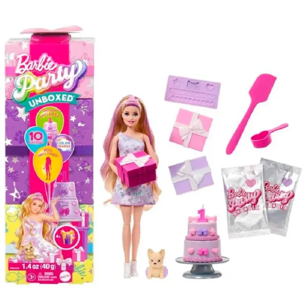 Кукла Mattel Barbie Party Unboxed JFG70 модель / 4+ photo 2