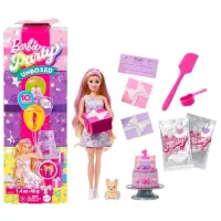Păpușă Mattel Barbie Party Unboxed JFG70 model / 4+ photo 2