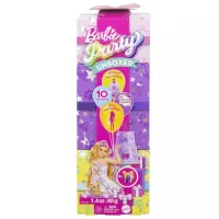 Păpușă Mattel Barbie Party Unboxed JFG70 model / 4+ photo 4