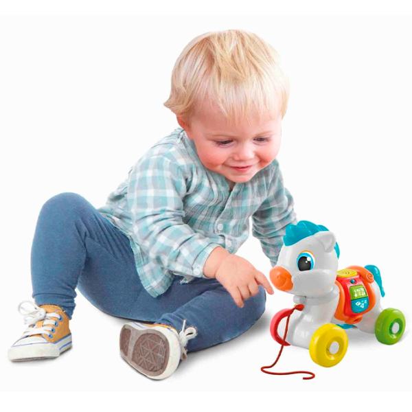 Игрушка каталка Clementoni Пони 17812 0.6+ / Белый photo 2