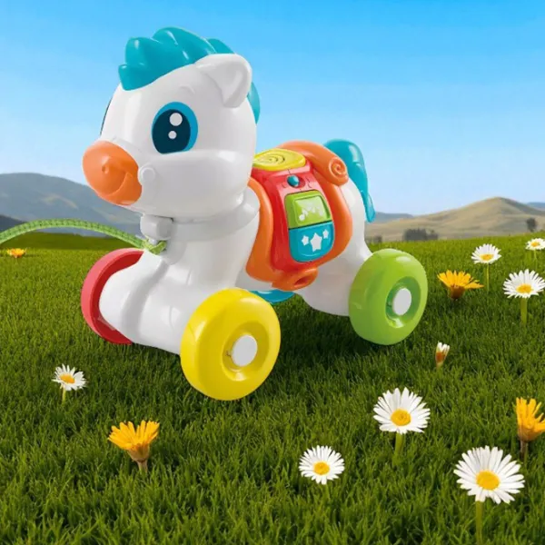 Игрушка каталка Clementoni Пони 17812 0.6+ / Белый photo 4