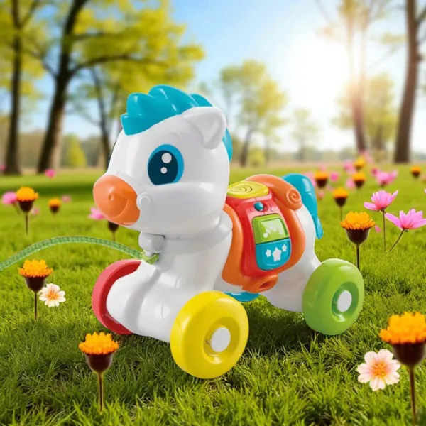 Игрушка каталка Clementoni Пони 17812 0.6+ / Белый photo 5