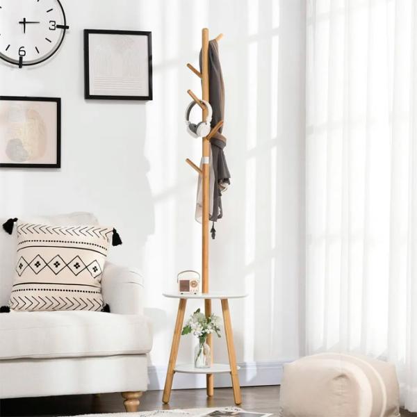 Cuier Homcom 837-306V00ND MDF / White Oak photo 3