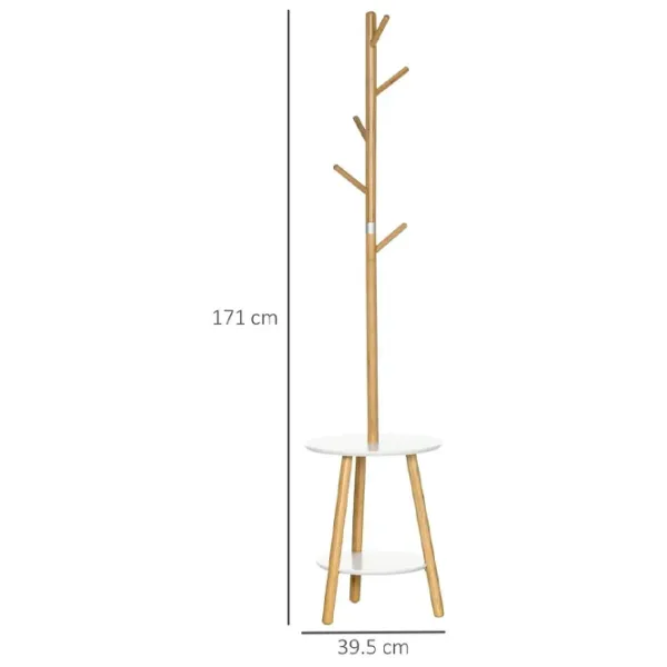 Cuier Homcom 837-306V00ND MDF / White Oak photo 6