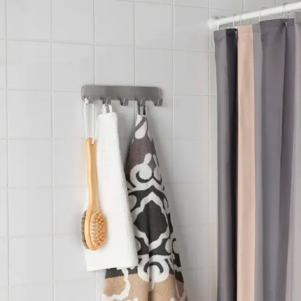 Cuier Ikea Brogrund Oțel inoxidabil / Silver photo 2