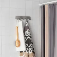 Cuier Ikea Brogrund Oțel inoxidabil / Silver photo 2