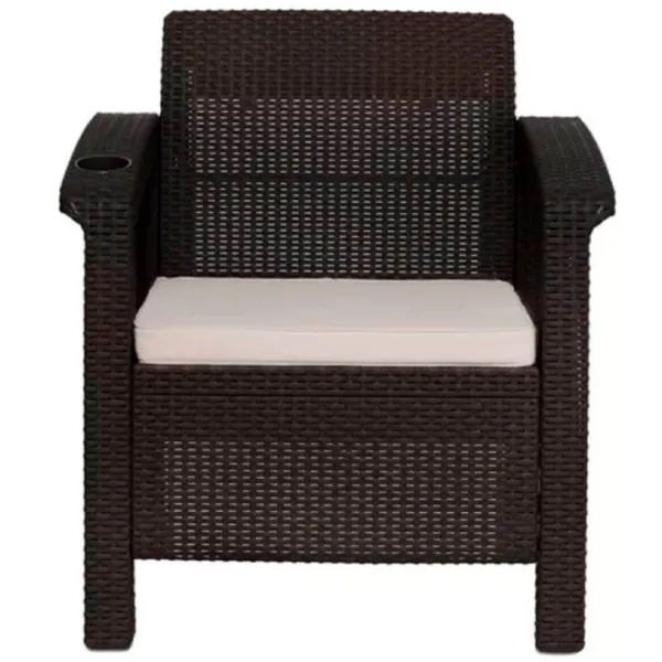 Set mobilă grădină Hola Ferrara Elegance Plastic / Plastic / Plastic / Wenge photo 4