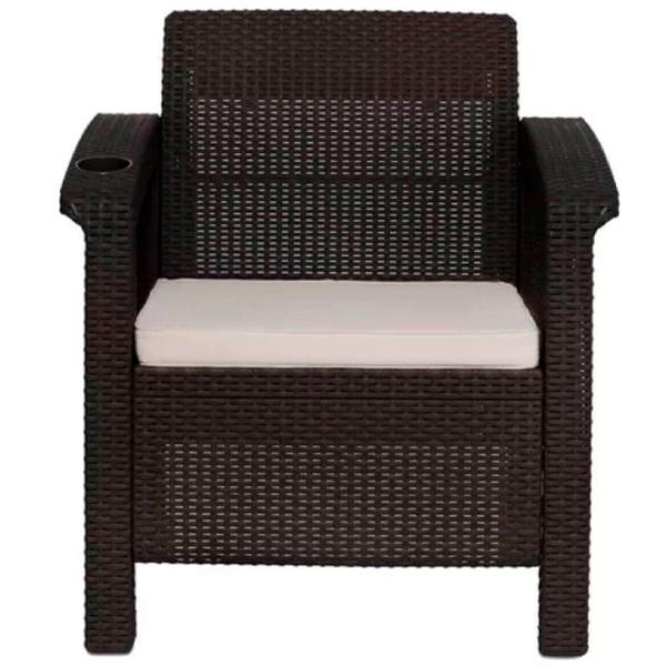 Set mobilă grădină Hola Ferrara Elegance Plastic / Plastic / Plastic / Wenge photo 4