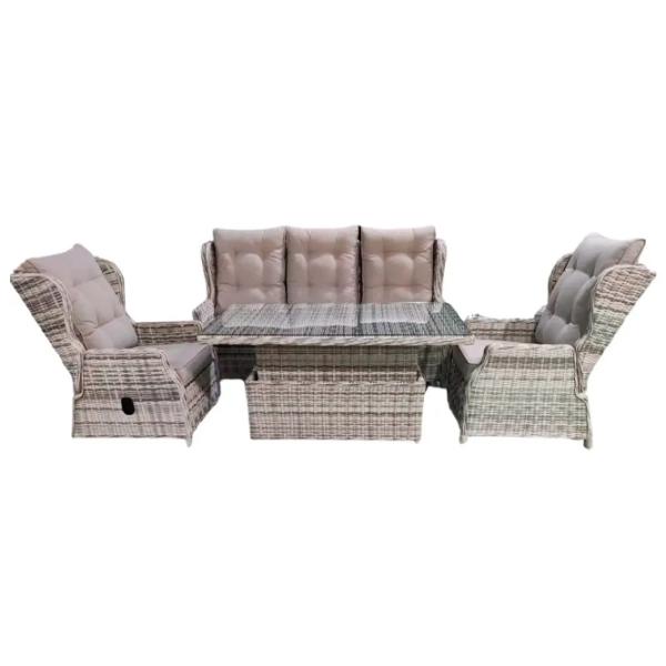 Set mobilă grădină Hola Lux Aluminiu / Plastic / Plastic / Beige photo 2