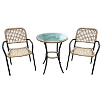 Set mobilă grădină Hola Polirattan Polirattan / Polirattan / Polirattan / Beige