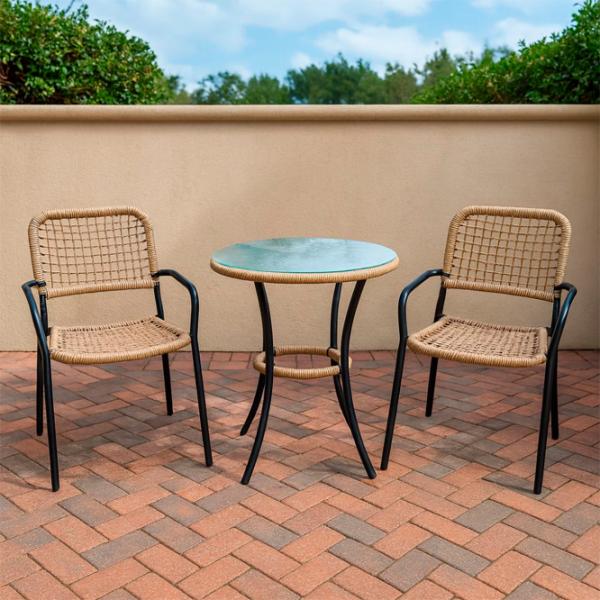 Set mobilă grădină Hola Polirattan Polirattan / Polirattan / Polirattan / Beige photo 3