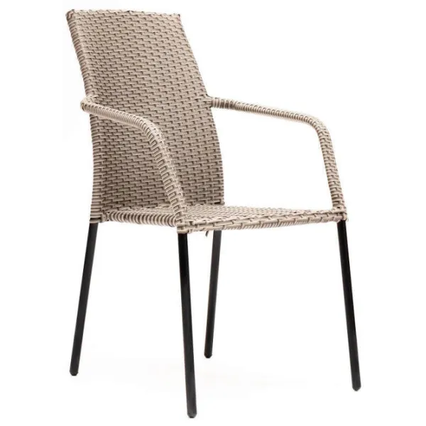 Set mobilă grădină Hola Solid Ratan artificial / Sticlă / Rattan artificial / Beige photo 5