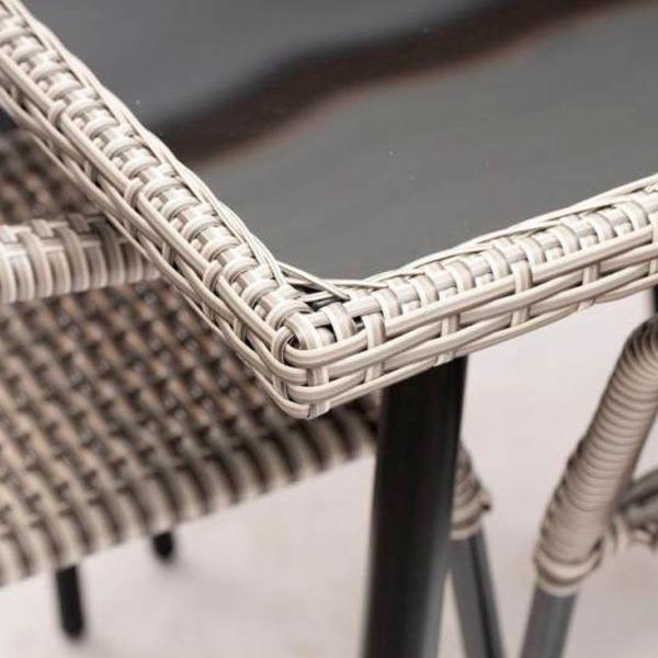 Set mobilă grădină Hola Solid Ratan artificial / Sticlă / Rattan artificial / Beige photo 6