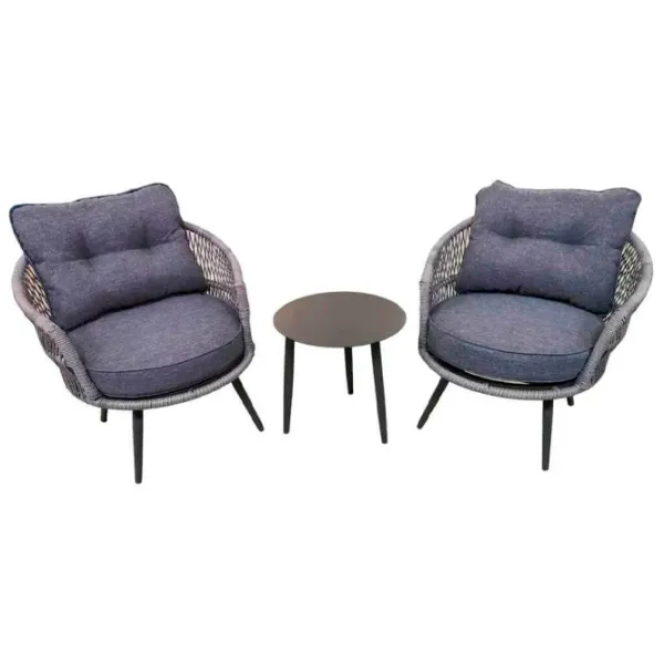 Set mobilă grădină Hola EVA Aluminiu / Aluminiu / Aluminiu / Gray photo 1
