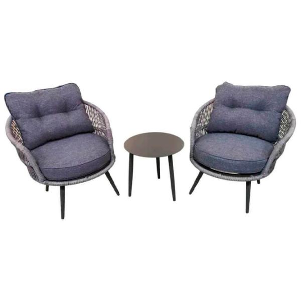 Set mobilă grădină Hola EVA Aluminiu / Aluminiu / Aluminiu / Gray photo 1
