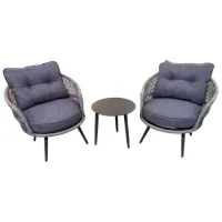 Набор садовой мебели Hola EVA Алюминий / Алюминий / Алюминий / Серый