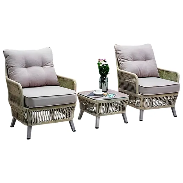Set mobilă grădină Hola Rattan Ratan sintetic / Ratan sintetic / Ratan sintetic / Beige photo 1