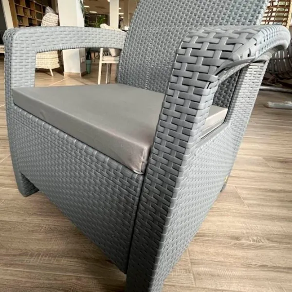Set mobilă grădină Hola Novara Plastic / Plastic / Plastic / Anthracite photo 2