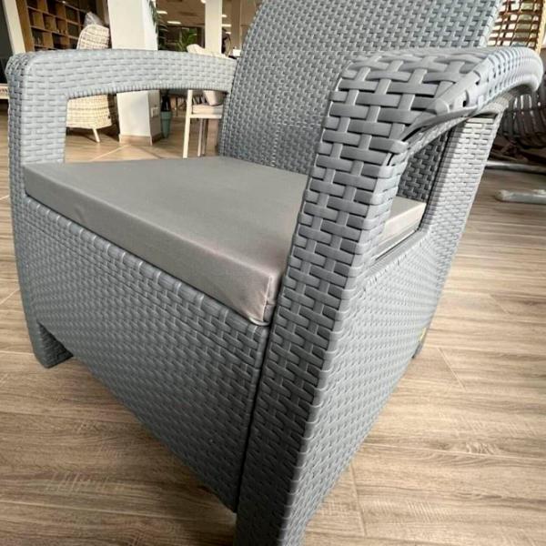 Set mobilă grădină Hola Novara Plastic / Plastic / Plastic / Anthracite photo 2