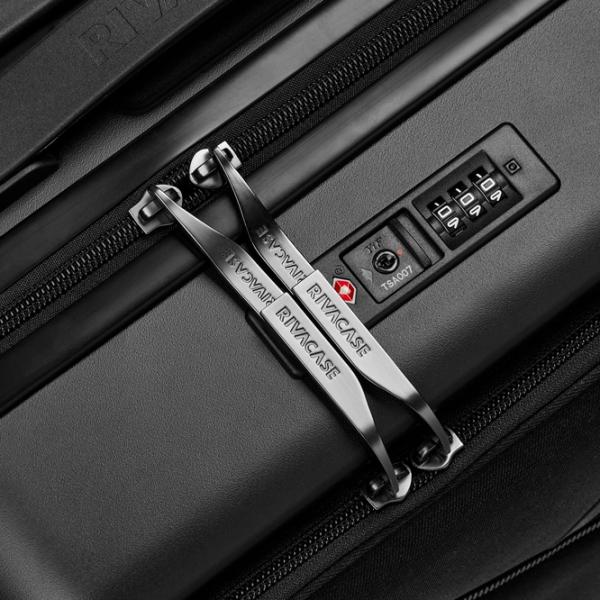 Valiză RivaCase Clark-ECO Hardshell 28l/ Light Brown Black photo 6