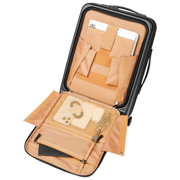 Valiză RivaCase Clark-ECO Hardshell 28l/ Light Brown Black photo 19