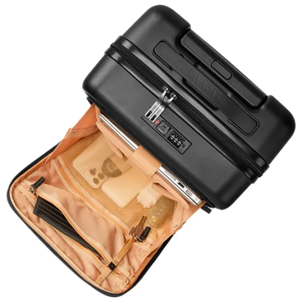 Valiză RivaCase Clark-ECO Hardshell 28l/ Light Brown Black photo 22