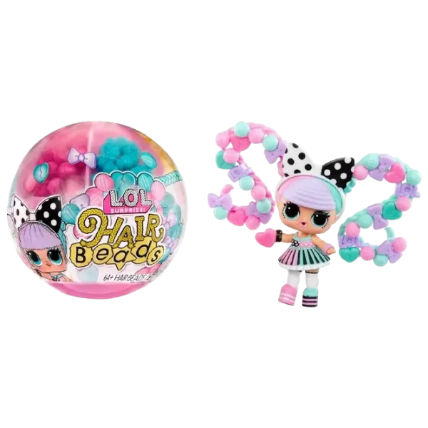 Păpușă L.O.L Surprise! Hair Beads Tots 511205 poopsie / 3+ photo 1